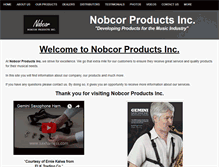 Tablet Screenshot of nobcor.com